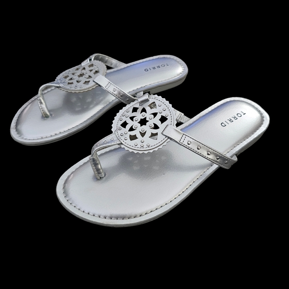 Torrid Medallion T-Strap Sandal (WW)